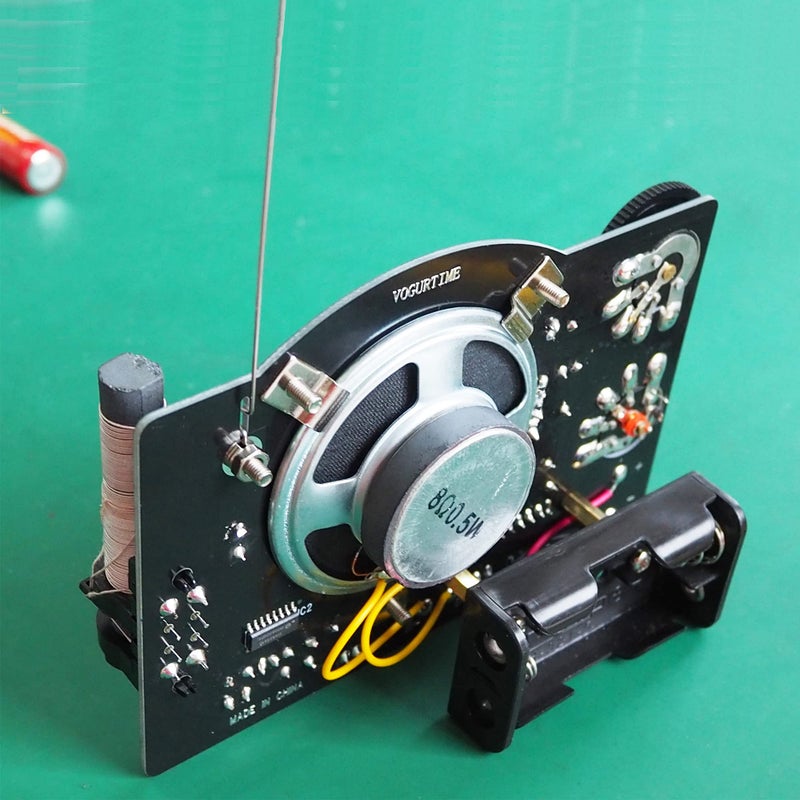 VOGURTIME AM FM Radio Kit Soldering Project Kit for Learning Practicing Teaching Electronics, Great STEM Project and Gift, New Version - Image 3